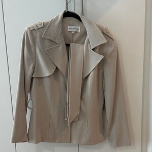 Tan Women's Jacket with belt